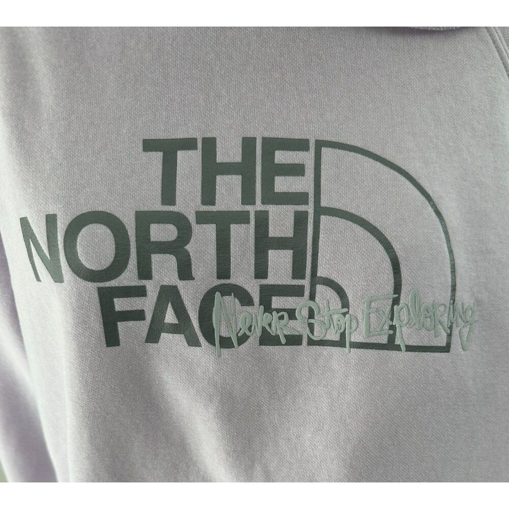 The North Face Pullover Hoodie XL Lavender Athleisure Gorpcore Cozy Soft Girl - Picture 5 of 11